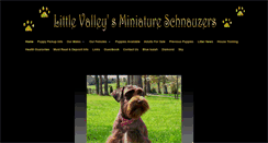 Desktop Screenshot of littlevalleyschnauzers.com